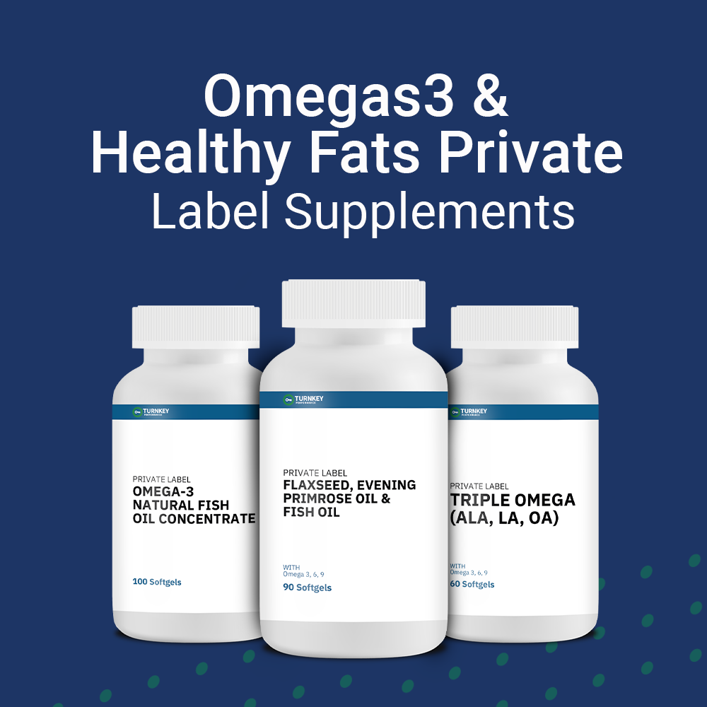 Omegas3 & Healthy Fats Private Label Supplements