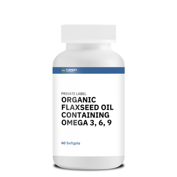 Turnkey Organic Flaxseed Oil containing Omega 3, 6, 9