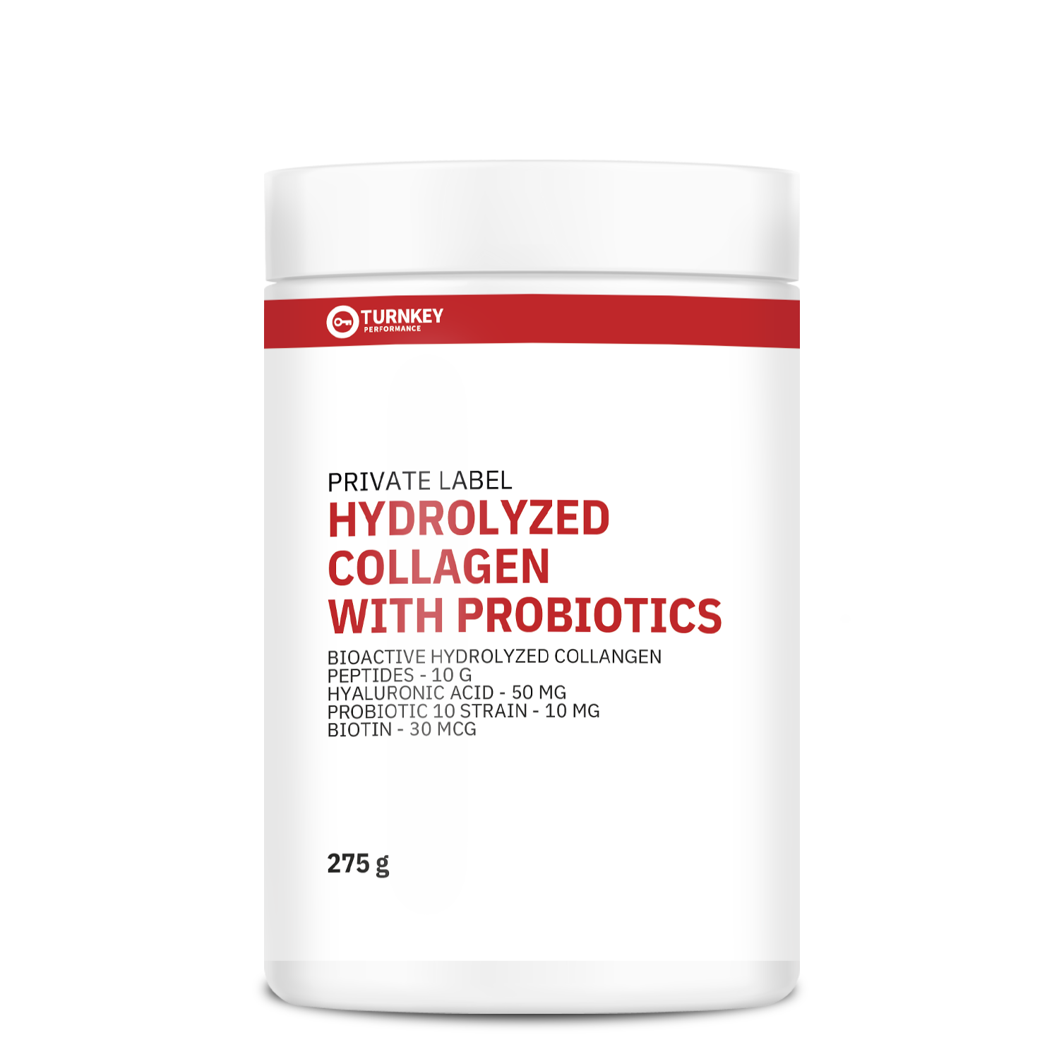 Turnkey Hydrolyzed Collagen With Probiotics