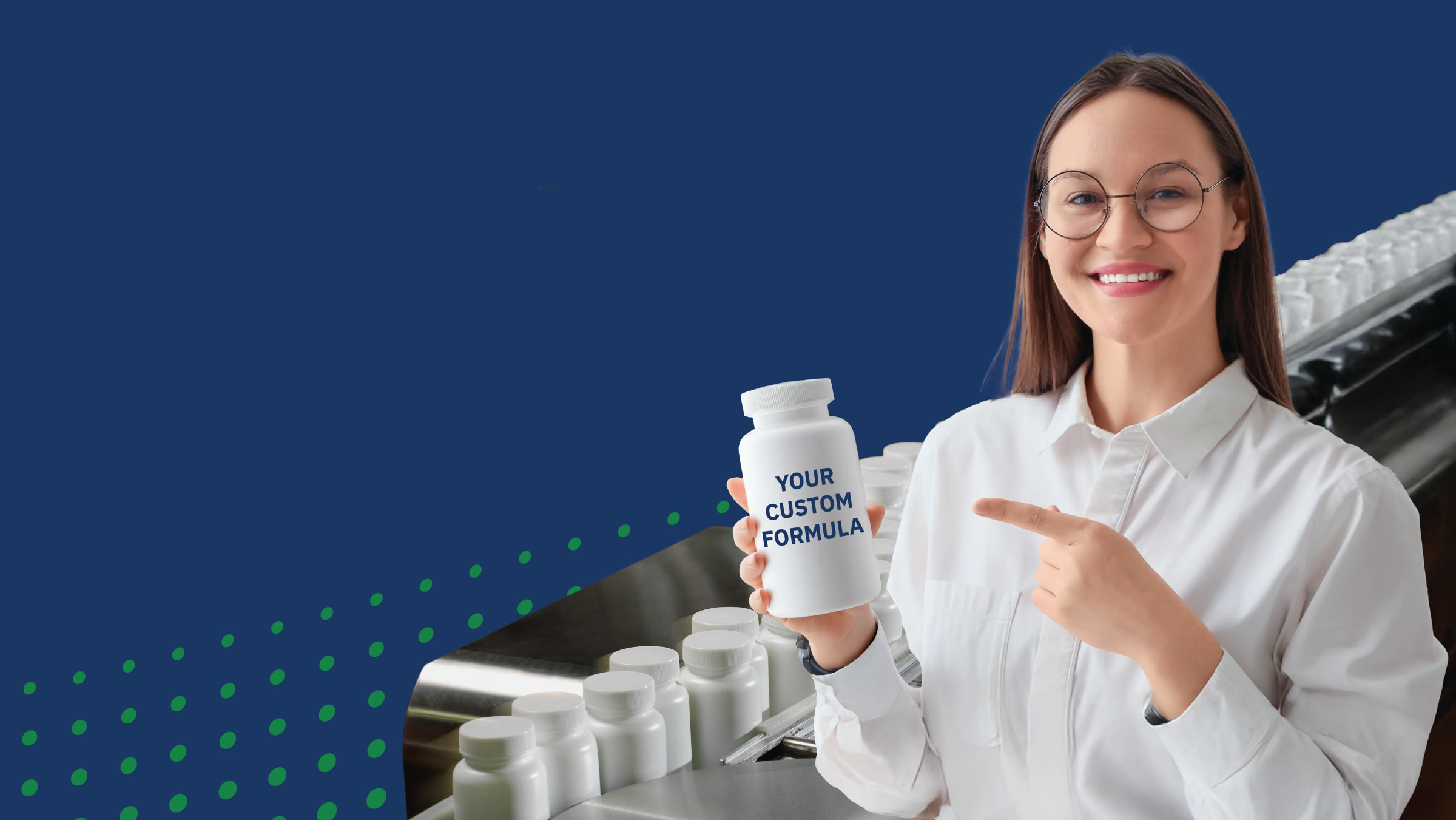 Your custom formula, manufactured by Turnkey